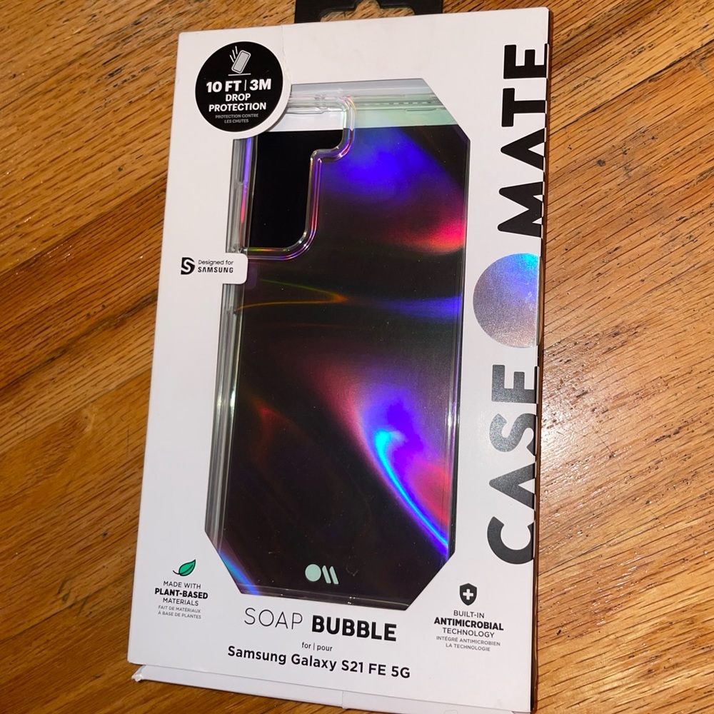 Case Mate Samsung Galaxy 21FE Soap Bubble Phone Case
